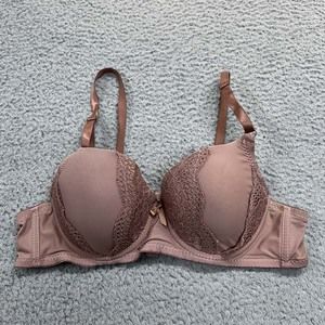 Vadalala Bra 36B Push Up Bra 96001 Padded Push up lace trim sexy